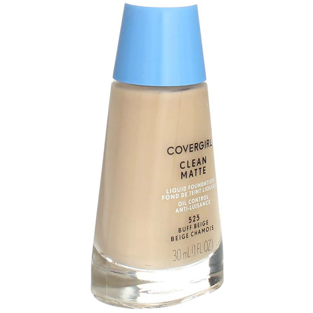 COVERGIRL texture swatch demonstrating blendable, oil-control coverage