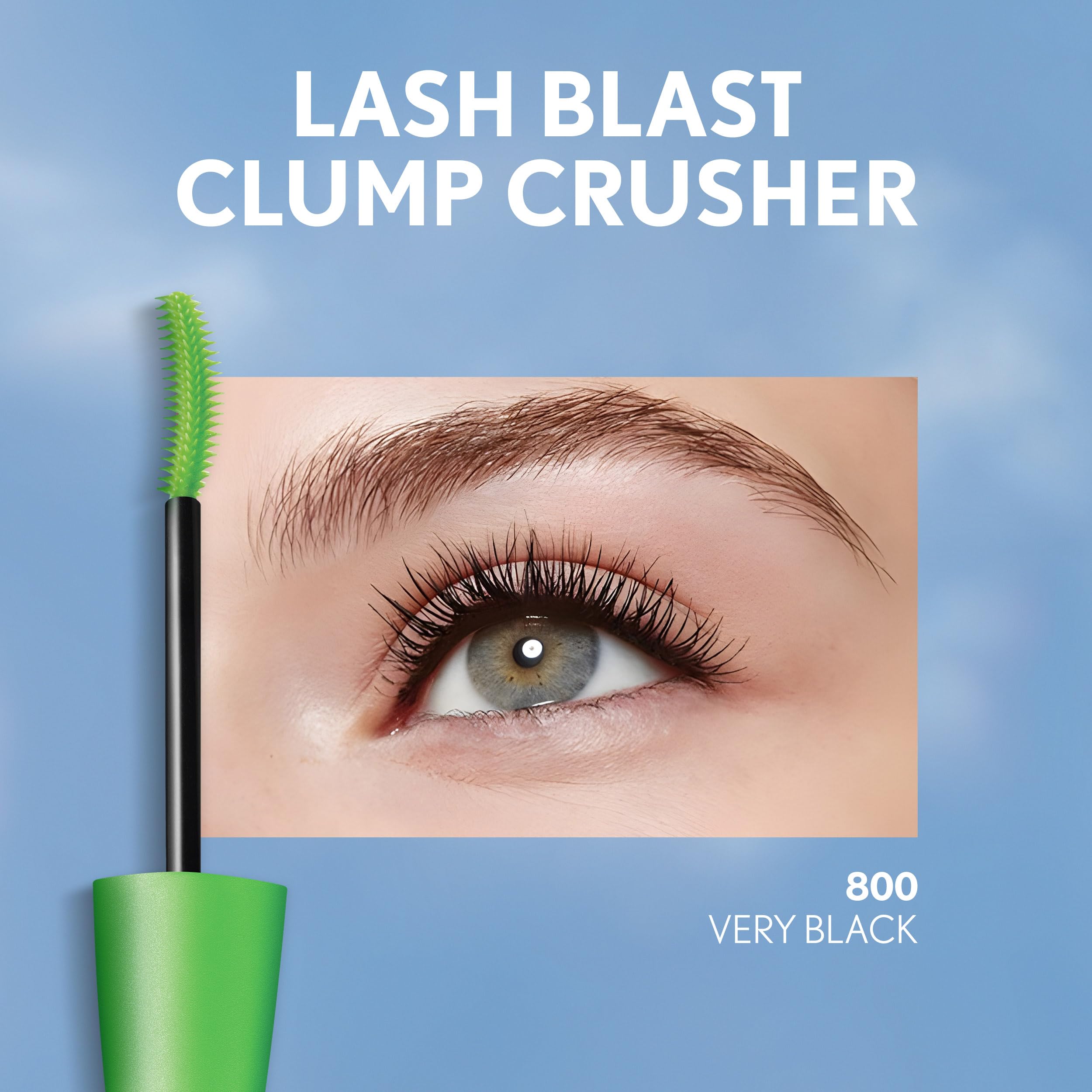 COVERGIRL model applying mascara demonstrating defined, lifted lashes