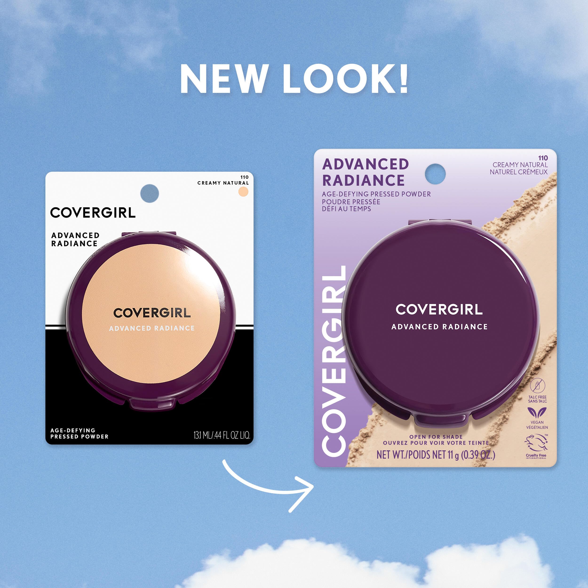 COVERGIRL compact with brush ready for application for easy touch-ups benefit