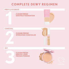 COVERGIRL in-use lifestyle shot showing natural glowing result