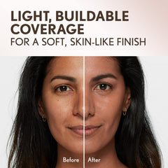 COVERGIRL swatches on skin demonstrate blendable, buildable coverage