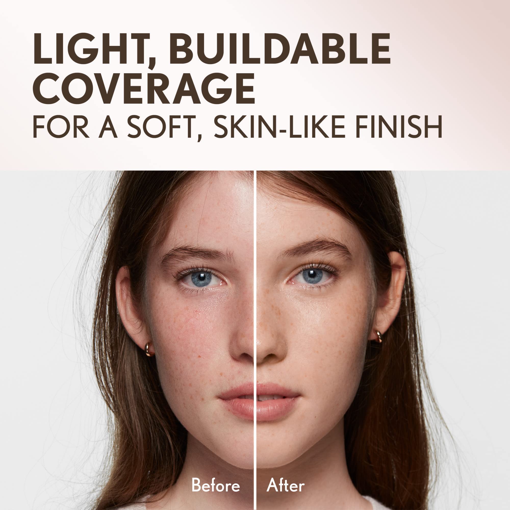 COVERGIRL creamy concealer texture close-up demonstrating hydrating, non-cakey formula