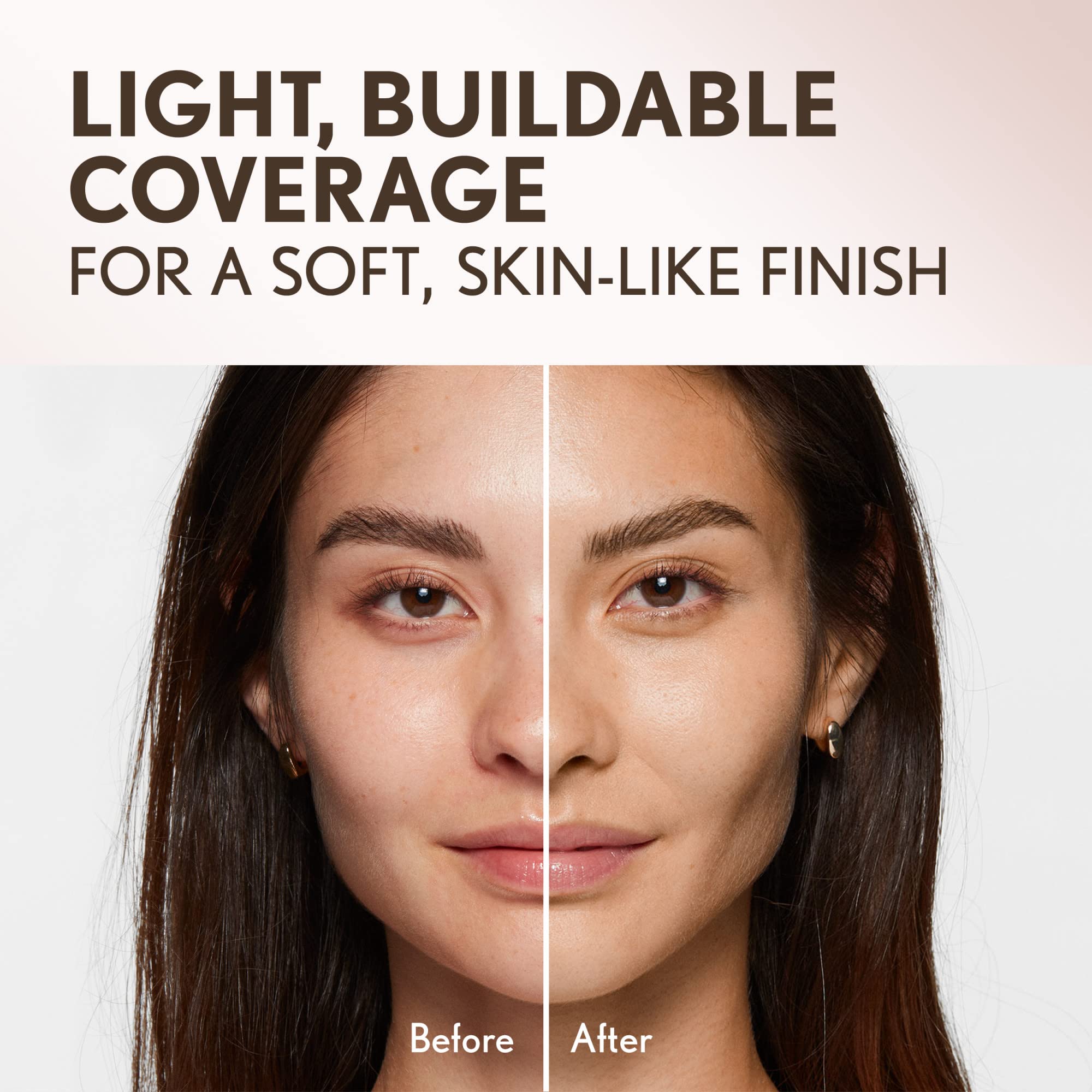 COVERGIRL creamy texture swatch demonstrating hydrating, blendable finish