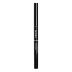 COVERGIRL slanted pencil closeup demonstrating precise hairlike strokes for definition