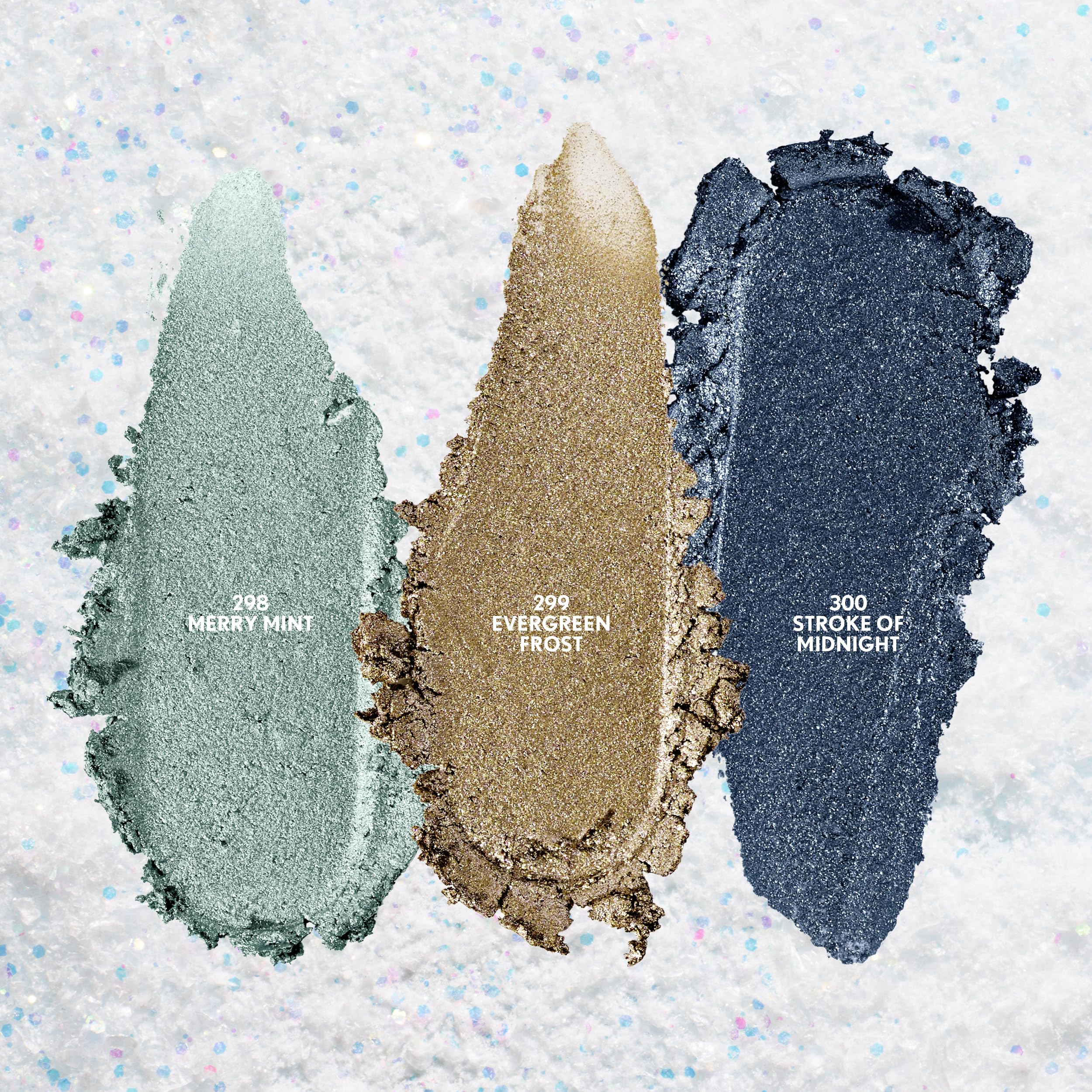 CoverGirl evergreen frost smudged along lower lash line for subtle definition