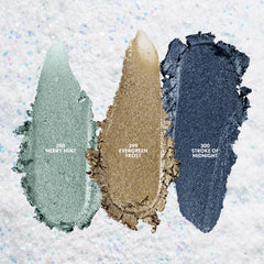 CoverGirl evergreen frost smudged along lower lash line for subtle definition
