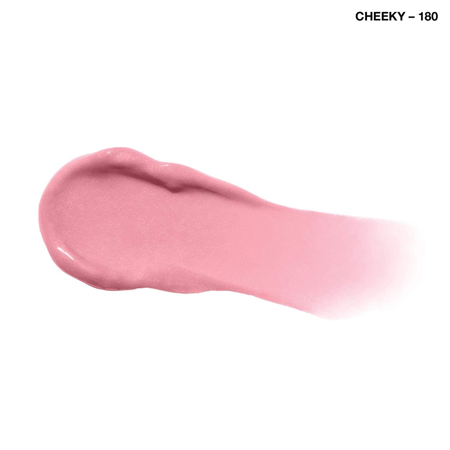 COVERGIRL gloss texture swatch showing high shine and hydrating emollients