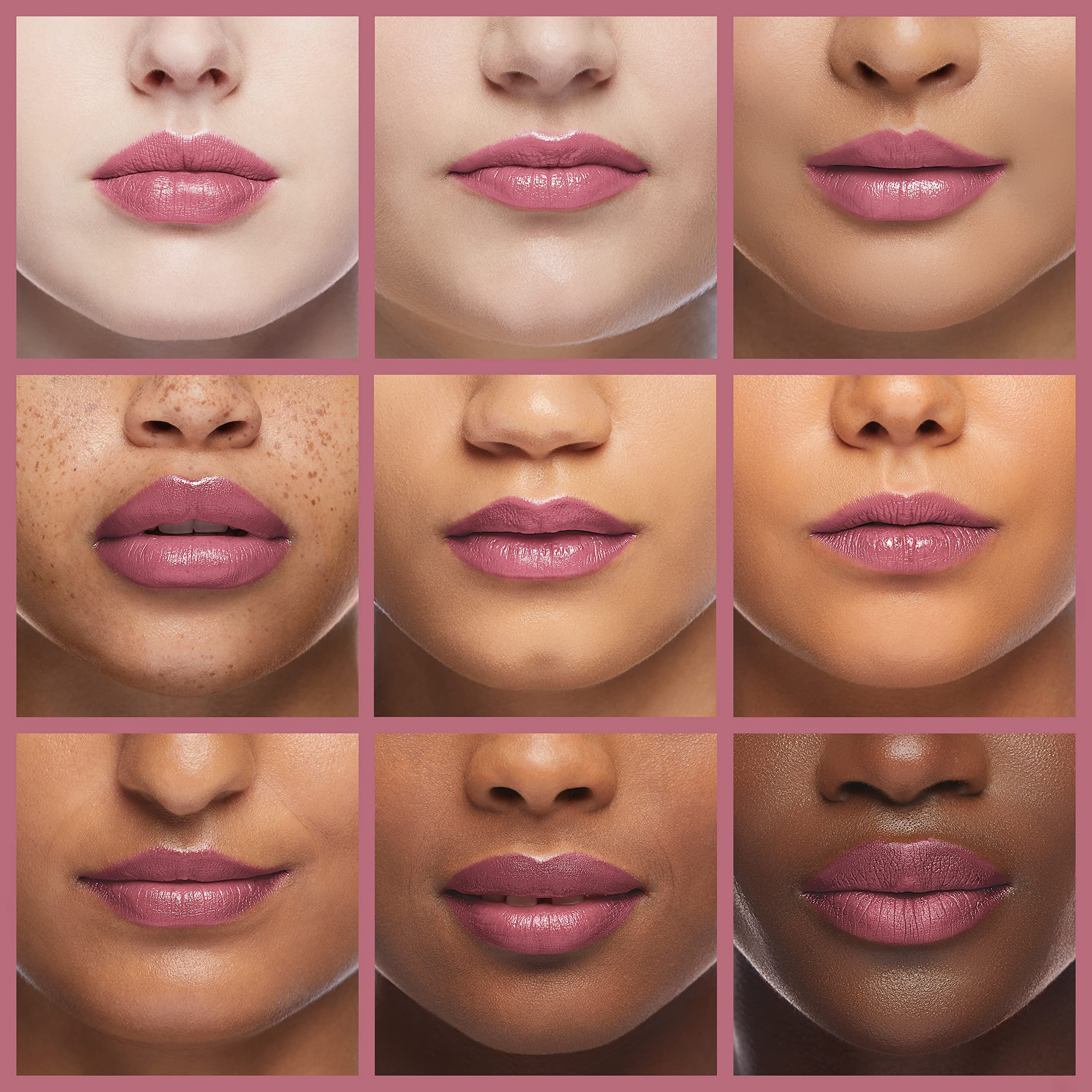 COVERGIRL model wearing Delight Blush 415 showing flattering color benefit
