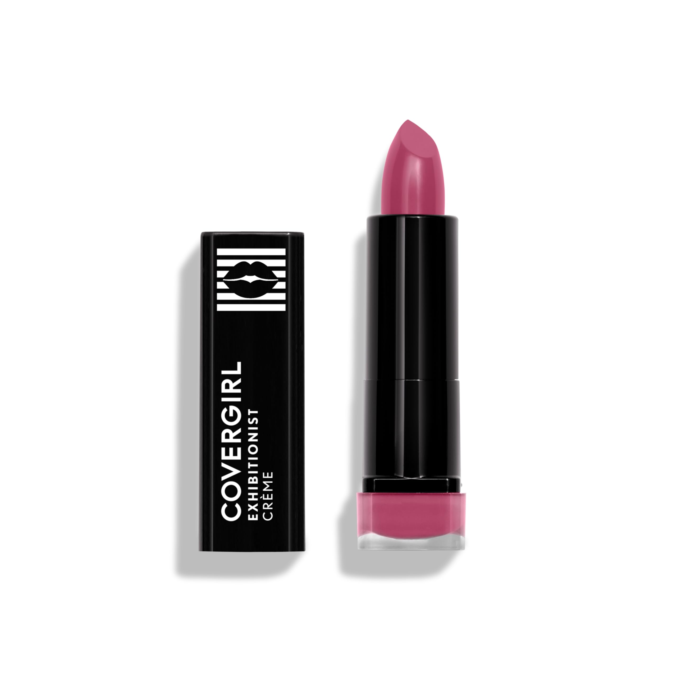 COVERGIRL lipstick front view shows vibrant Raspberry Chic color and easy-application benefit
