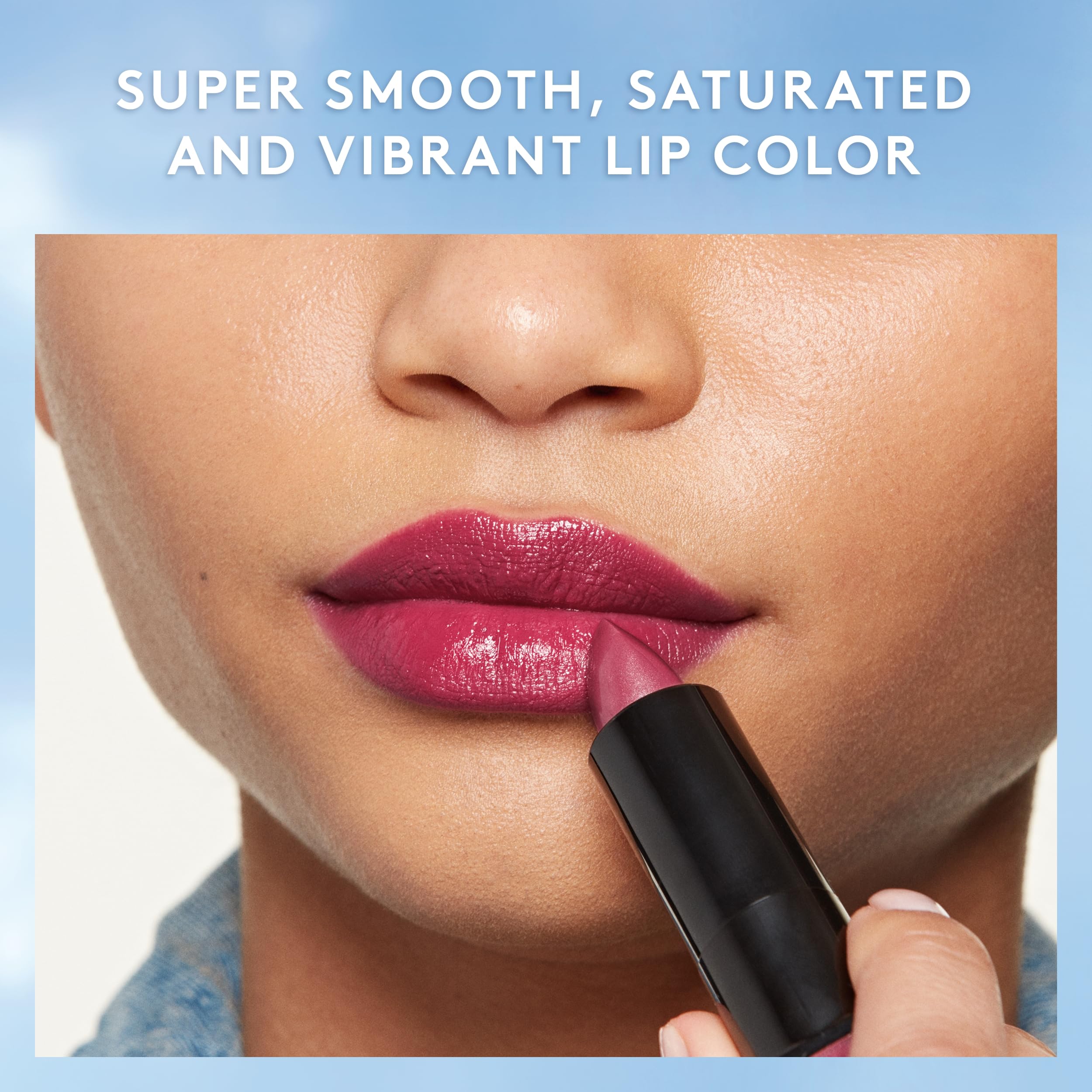 COVERGIRL texture close-up highlights creamy formula and moisturizing shine
