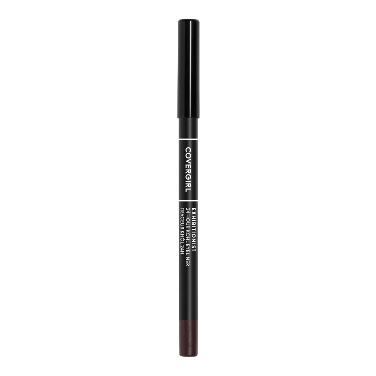 COVERGIRL eyeliner front view showing product and shade benefits