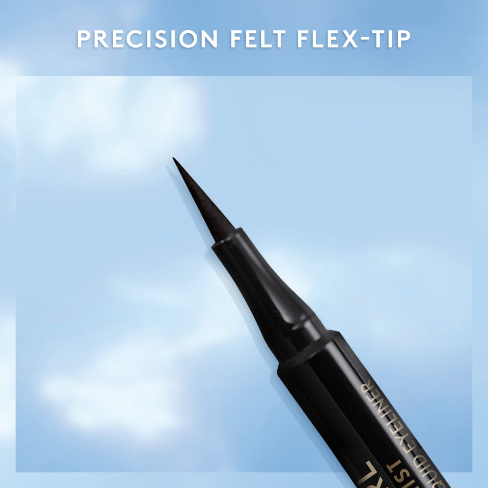 COVERGIRL tightline along lashes illustrating denser-looking lash base effect