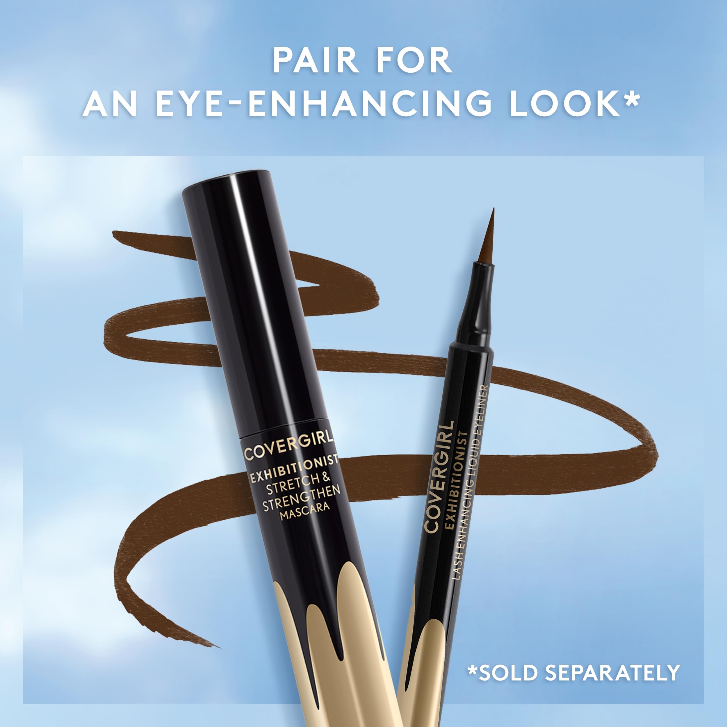 COVERGIRL lifestyle portrait wearing rich brown liner for natural definition