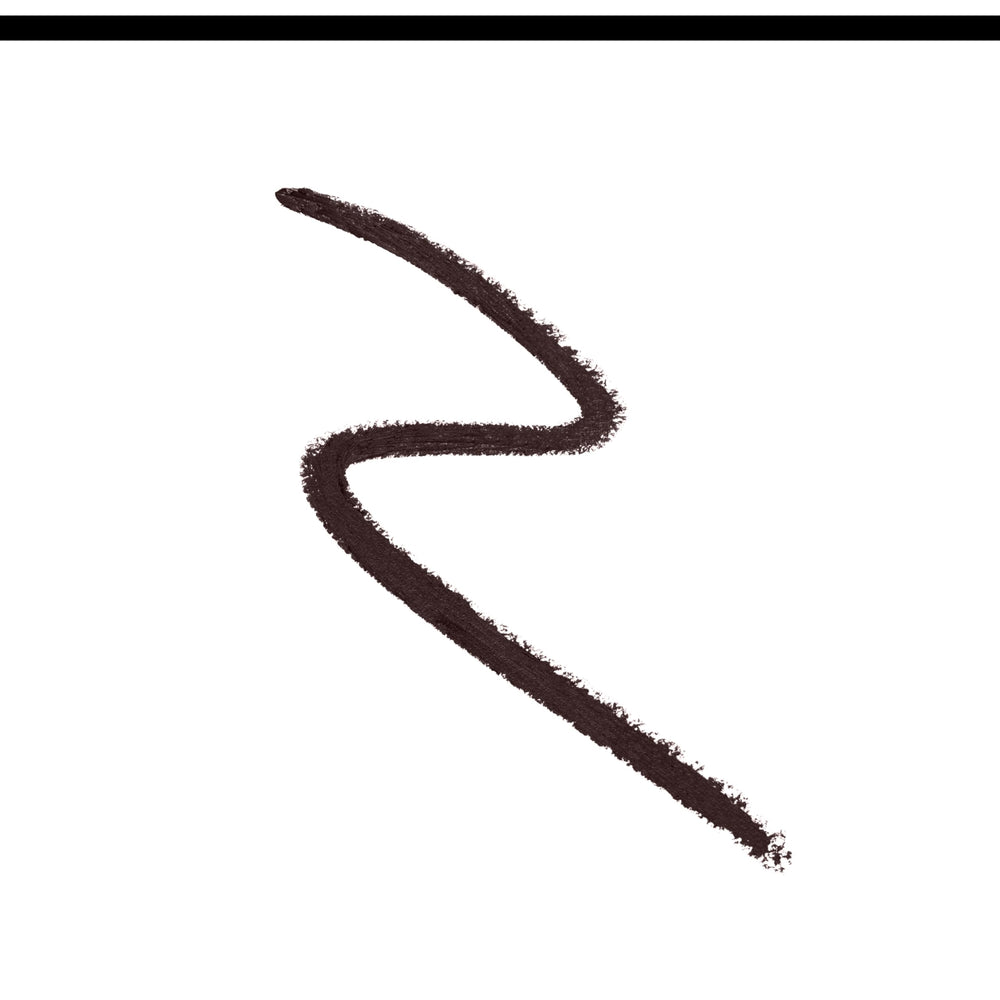 COVERGIRL swatch of rich brown kohl on skin showing pigmented payoff