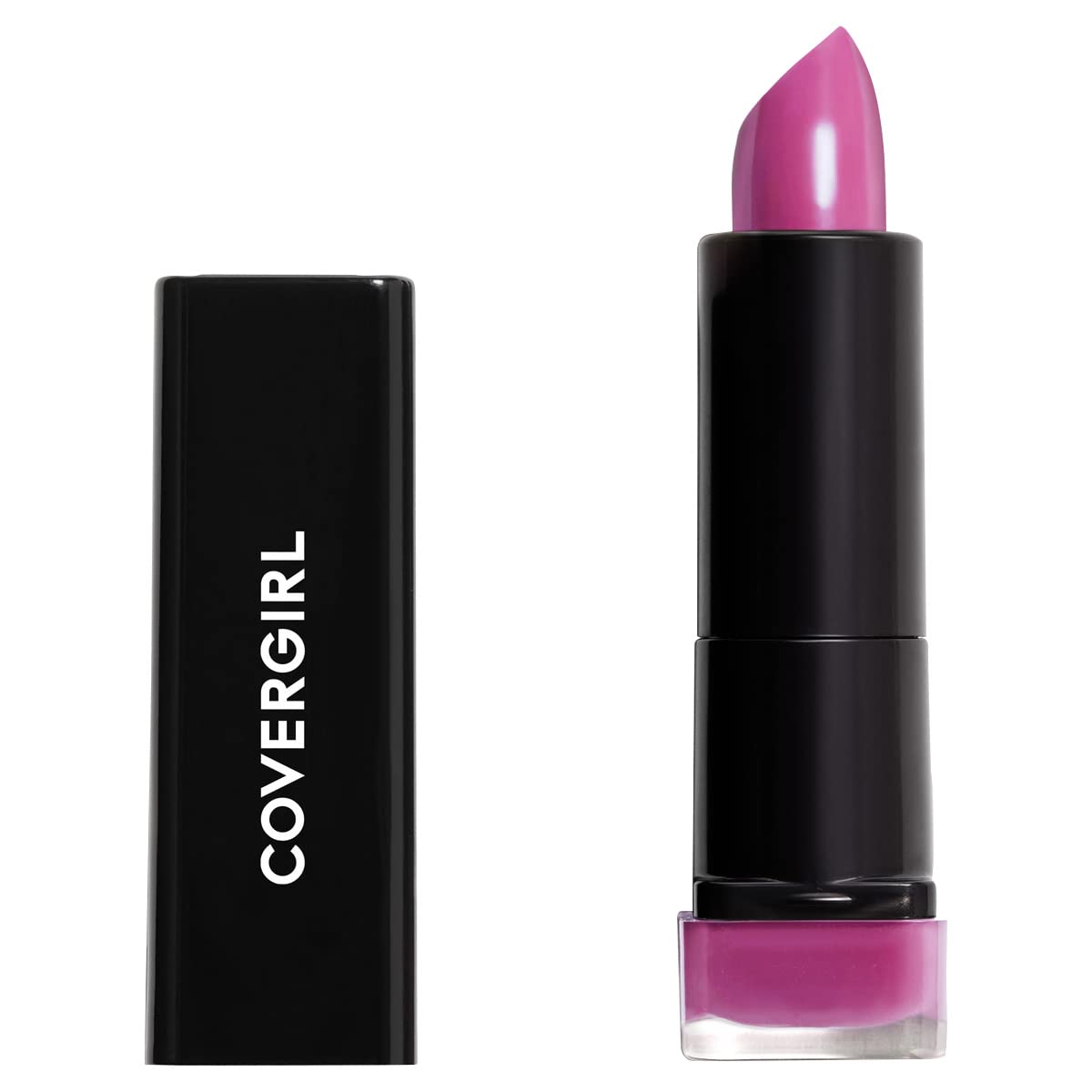 COVERGIRL exhibitionist front tube showing compact lipstick for easy carry