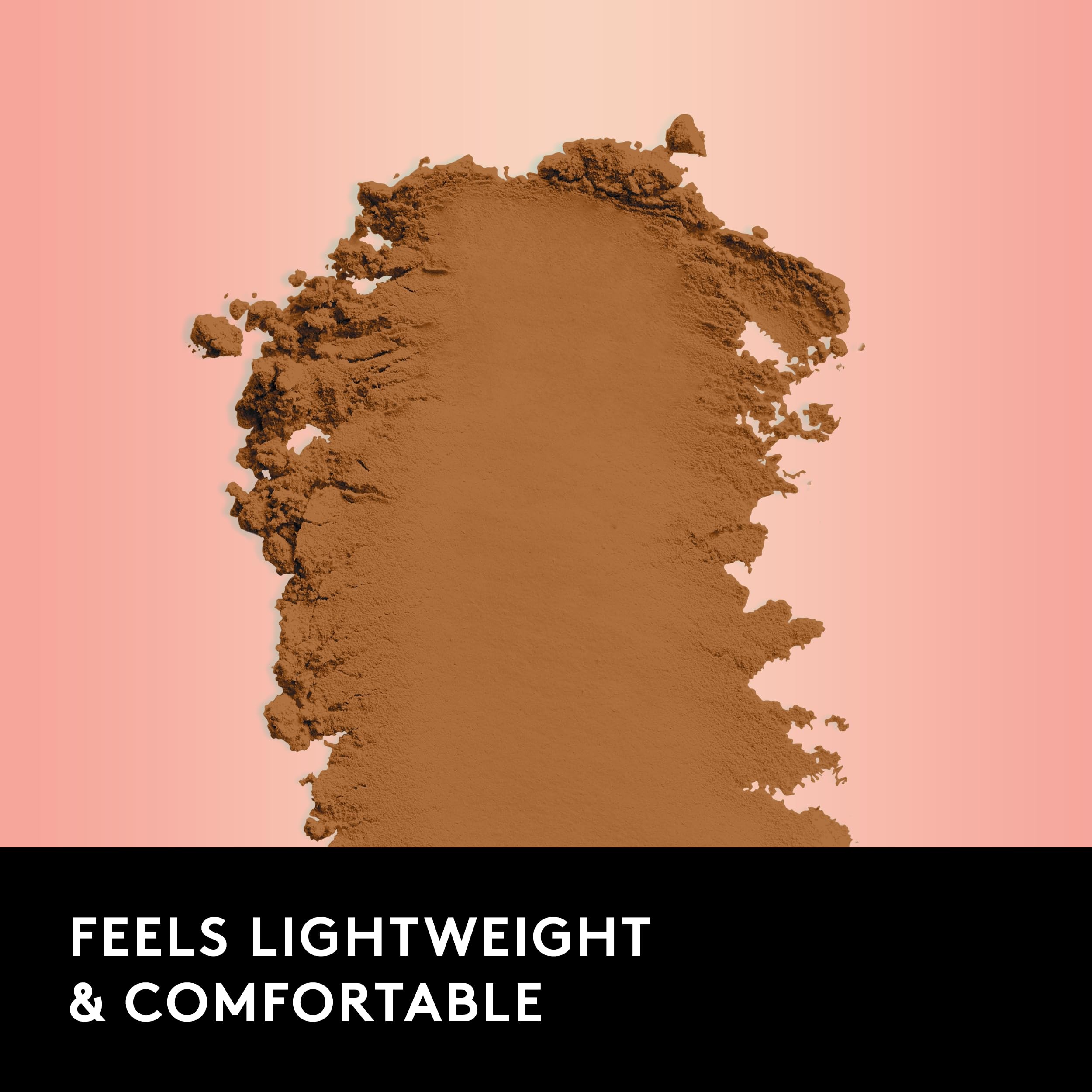 COVERGIRL open compact displaying 870 Toasted Almond shade for easy shade selection benefit