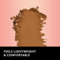 COVERGIRL open compact displaying 870 Toasted Almond shade for easy shade selection benefit