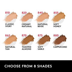 COVERGIRL product in daily bag with essentials showing on-the-go touch-up convenience benefit