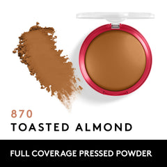 COVERGIRL close-up powder texture revealing fine-milled finish for smooth application benefit