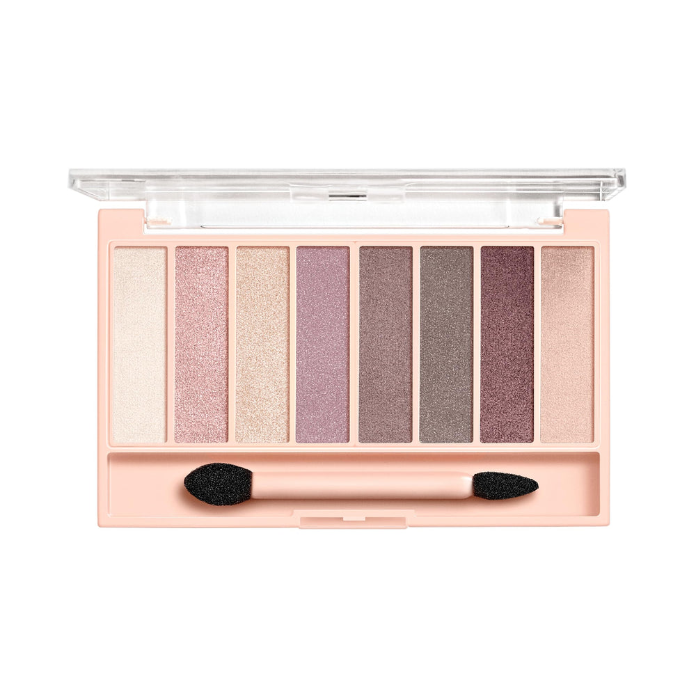 COVERGIRL open palette top-down view showing eight coordinated neutral shades