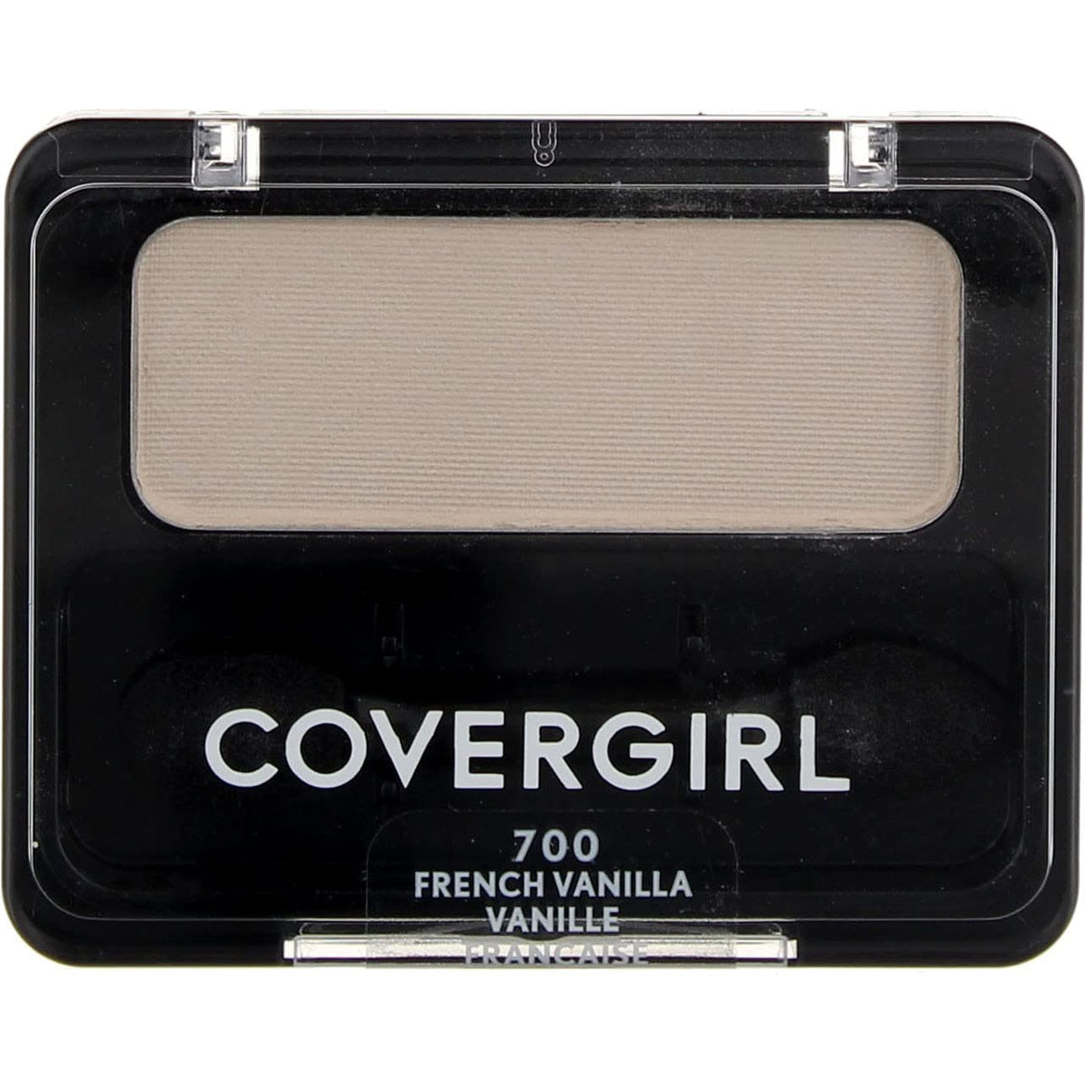 COVERGIRL front packaging showing French Vanilla kit and compact size for convenience