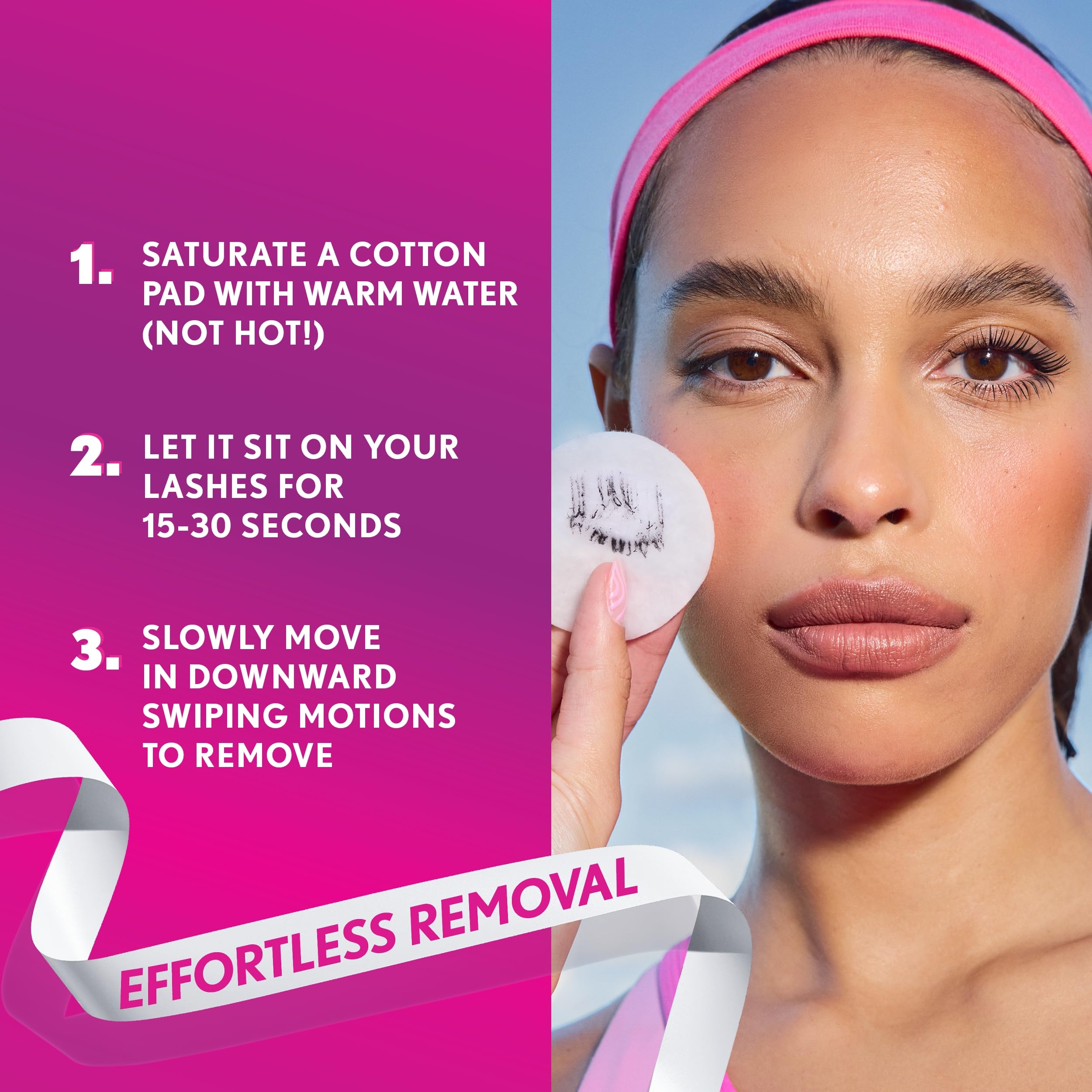 COVERGIRL tubing formula texture close-up highlighting clump-free finish benefit