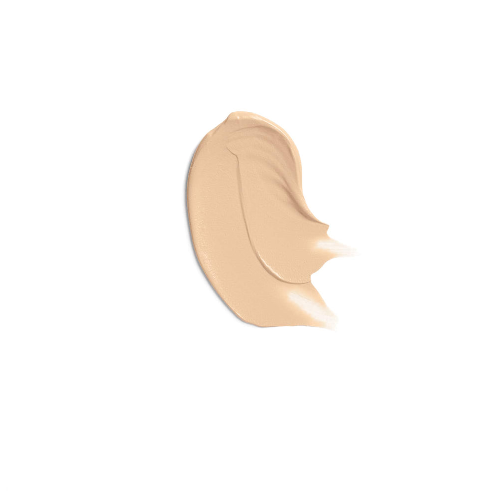 COVERGIRL foundation on a brush or sponge showing application and buildable coverage