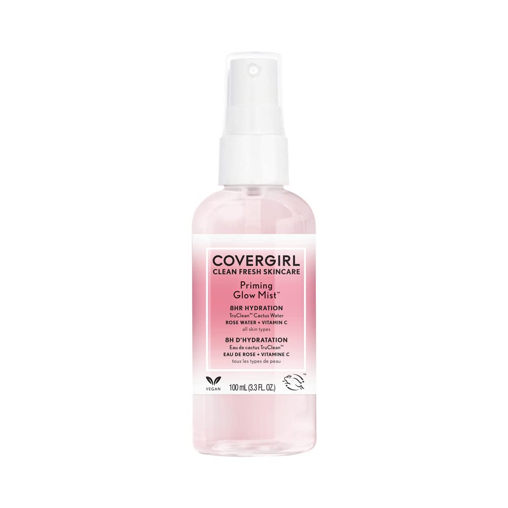 COVERGIRL front bottle displaying product and brightening promise