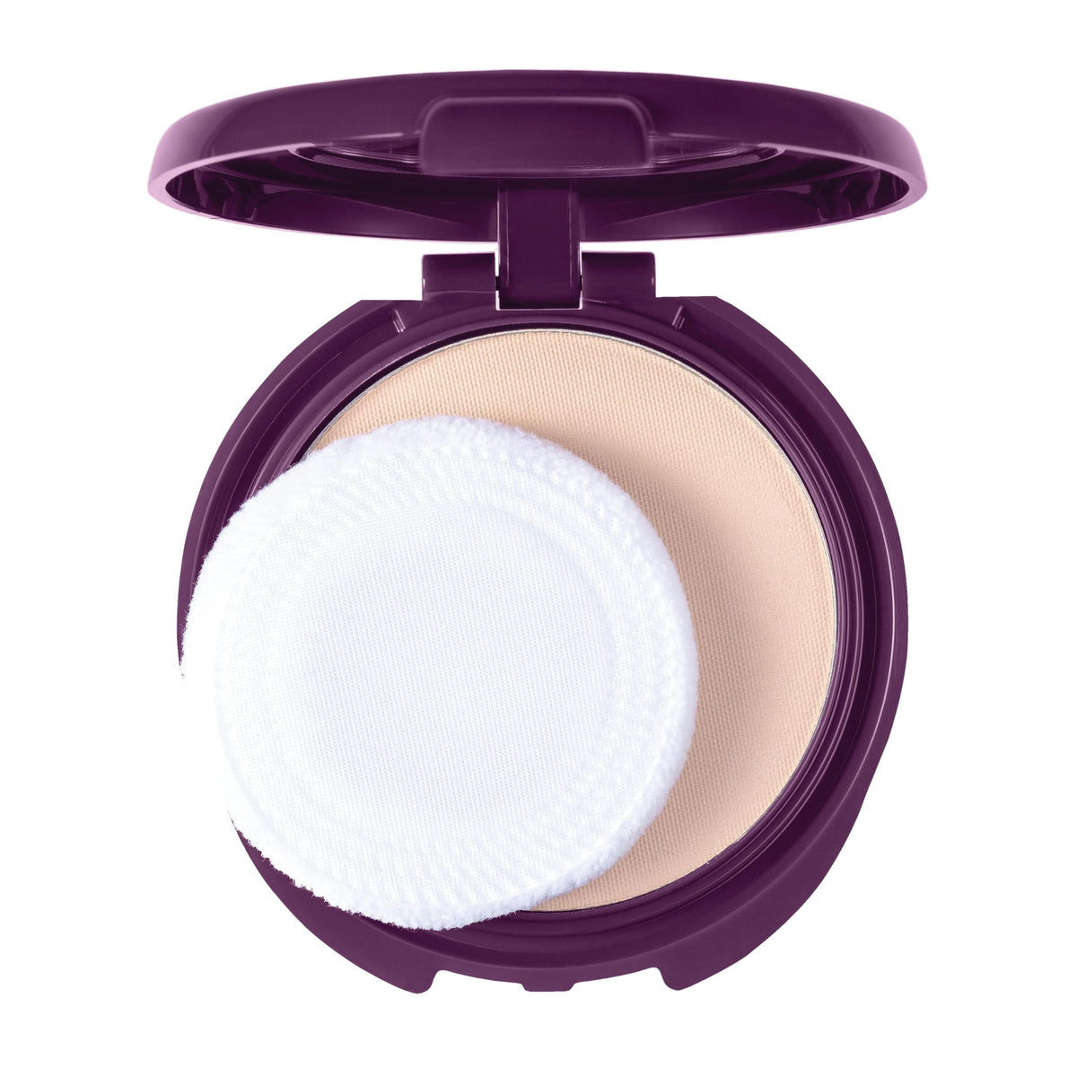COVERGIRL front compact showing classic beige shade and portable design benefit