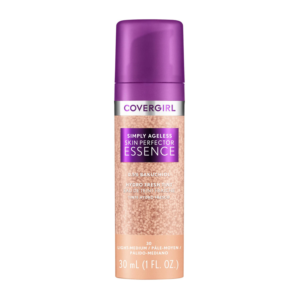 COVERGIRL front packaging showing shade 30 Light-Medium and benefits
