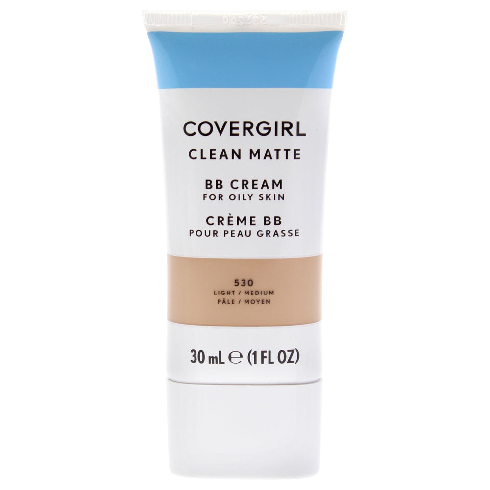 COVERGIRL front packaging showing clean matte BB cream for even, shine-free skin