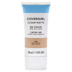 COVERGIRL front packaging showing clean matte BB cream for even, shine-free skin