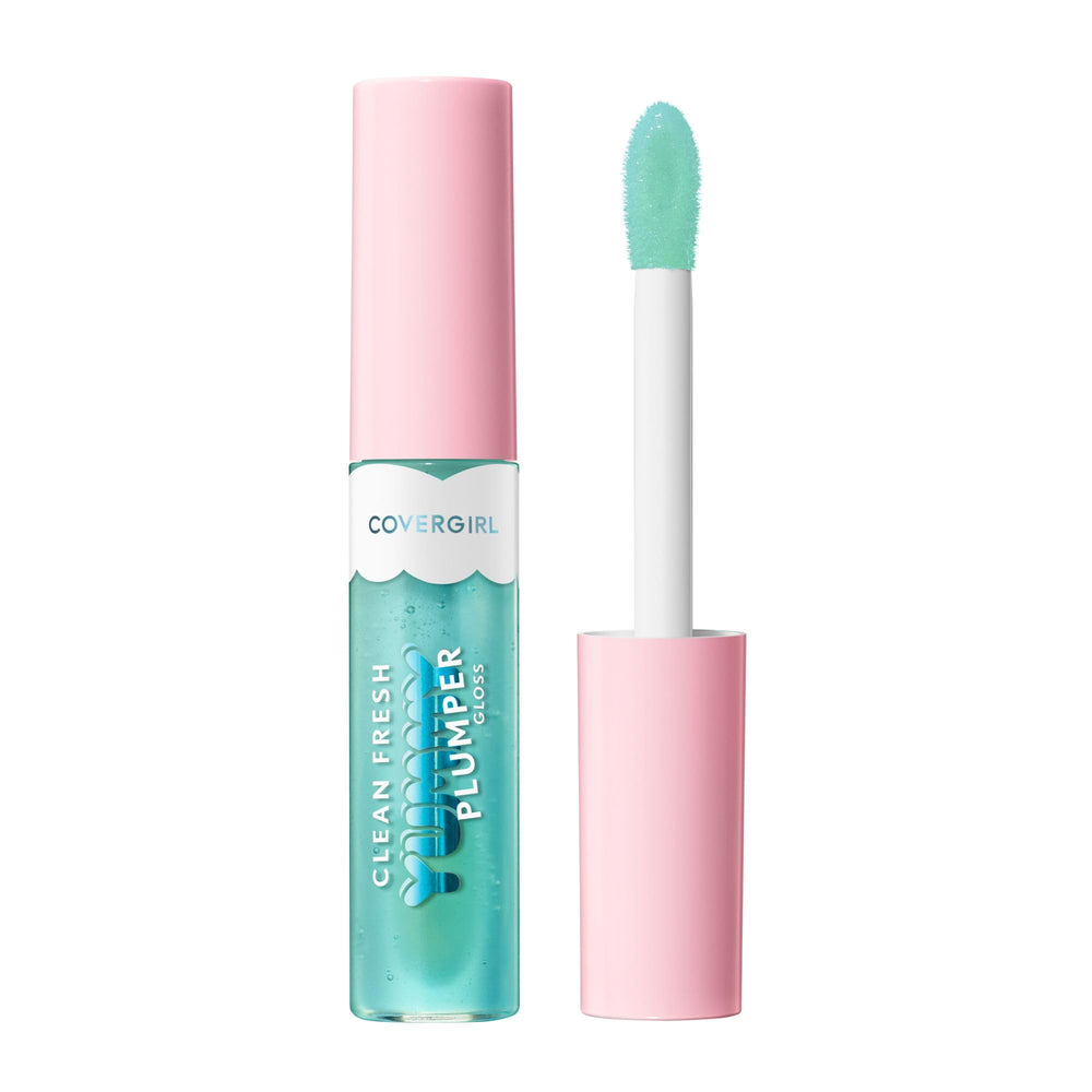 CoverGirl front packaging showing shade 800 Minter Is Coming and glossy finish benefit