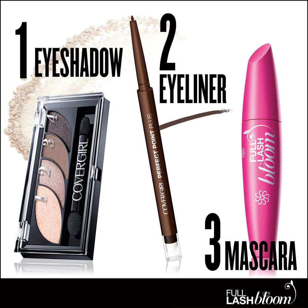 COVERGIRL open wand displaying brush and product pickup benefit