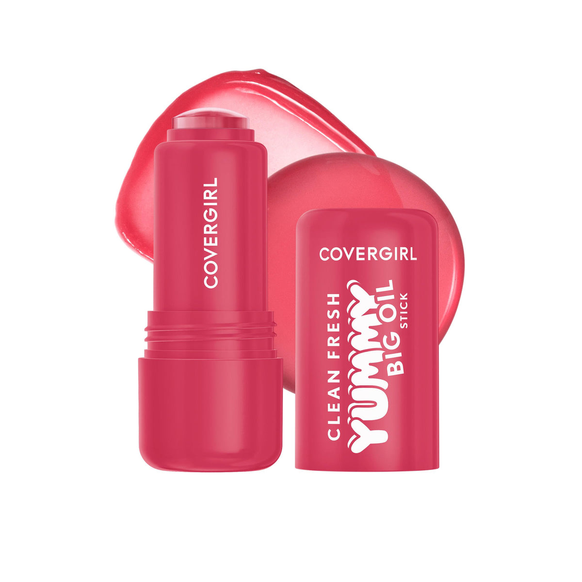COVERGIRL front view of Honey, I Glow stick showing packaging and shade benefit