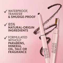 COVERGIRL product in use shaping brows for a natural, defined look
