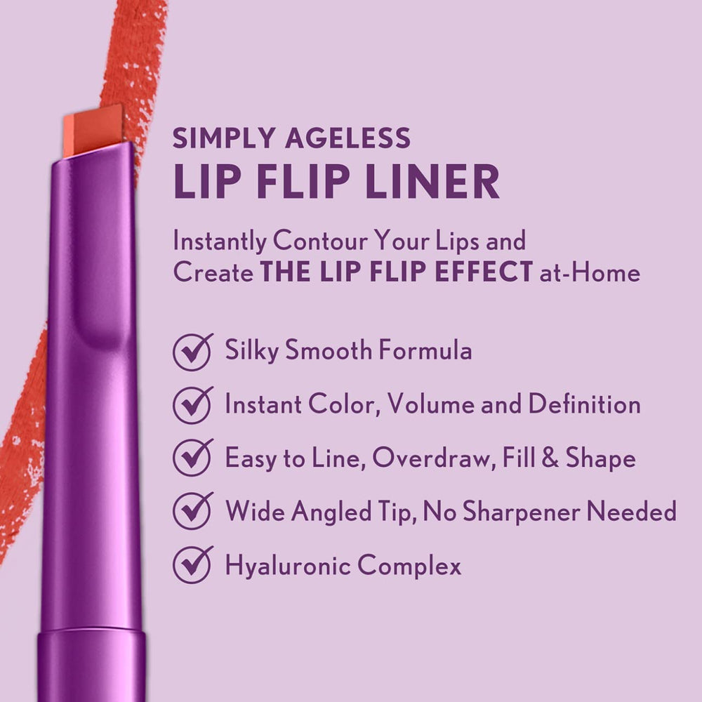 COVERGIRL liner in use on upper lip showing quick contour and fuller look