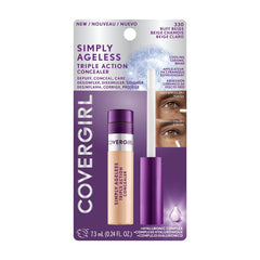COVERGIRL ingredient label highlighting hyaluronic complex and niacinamide benefit