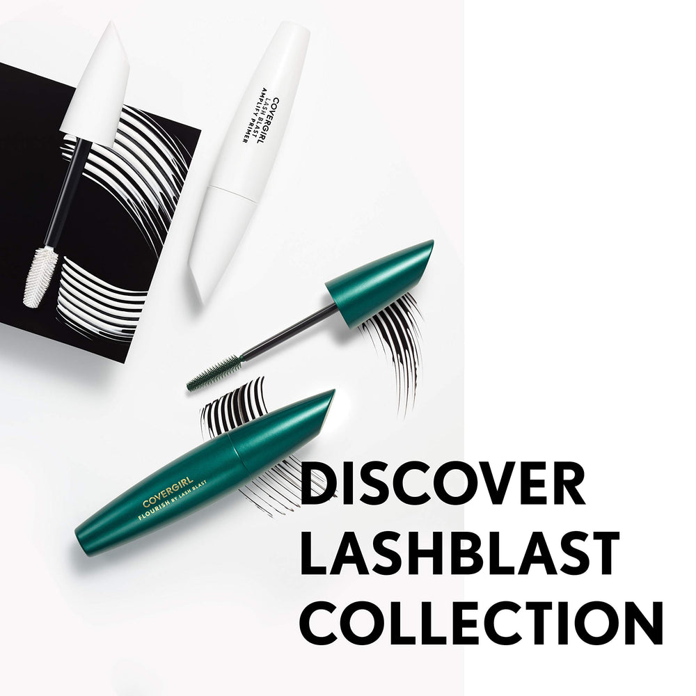 COVERGIRL tube held in hand for size comparison, portable everyday lash primer