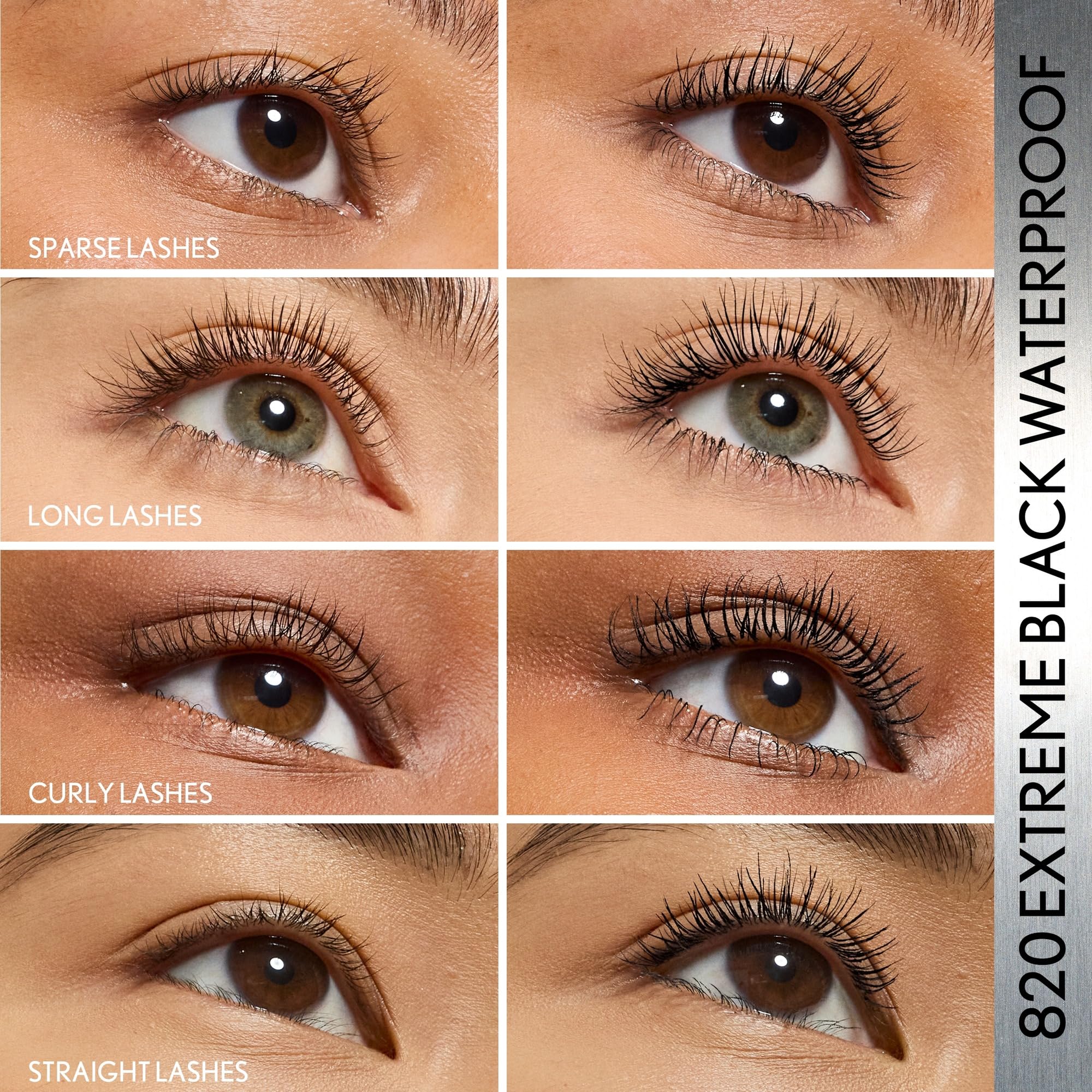 COVERGIRL wand pulled from tube, shows formula clump-free texture and application ease