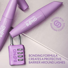 COVERGIRL before and after lashes illustrating visible volume boost