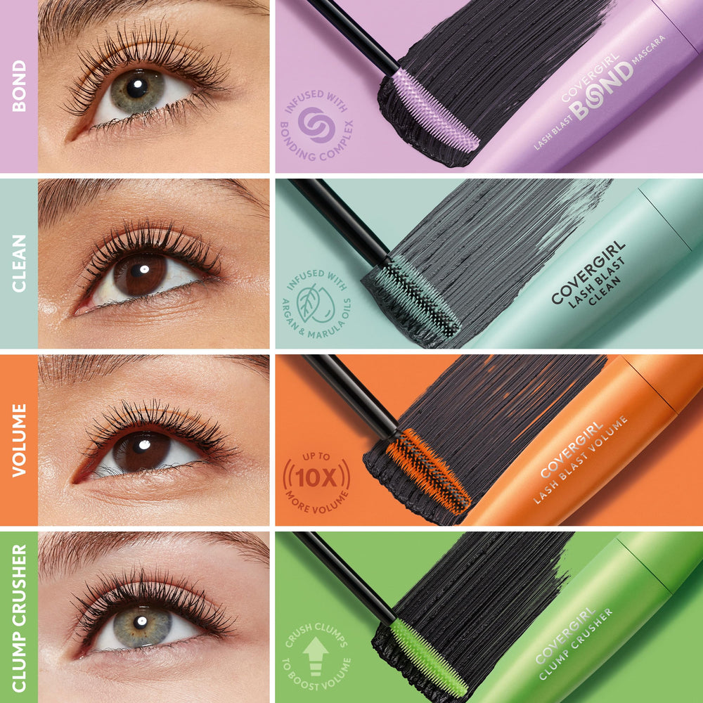 COVERGIRL ingredient badge highlighting vegan and no-parabens benefit: cleaner formula