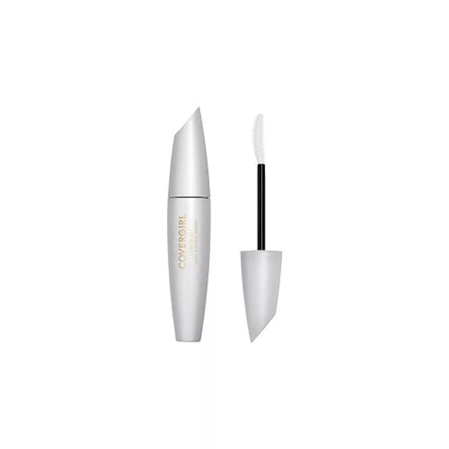 COVERGIRL front packaging showing clear lash and brow serum, promotes fuller lashes