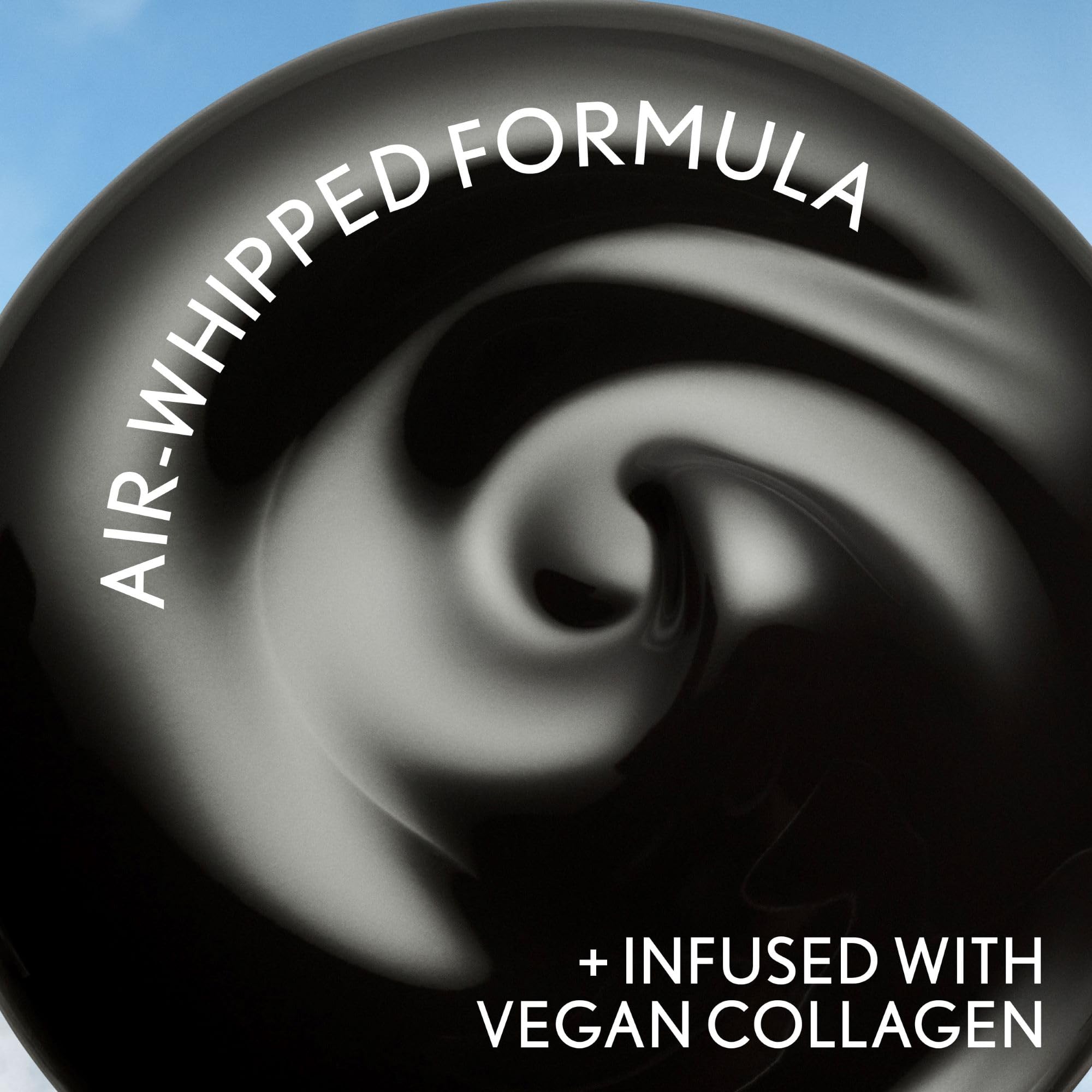 CoverGirl ingredients label showing vegan collagen and vitamin B5 benefits