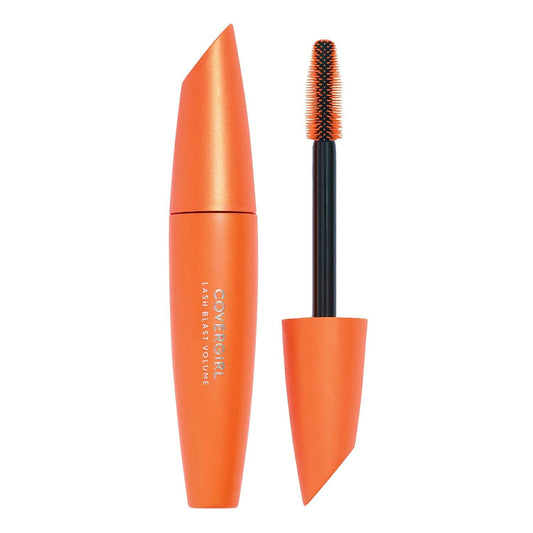 COVERGIRL front packaging showing bold Very Black tube and benefit
