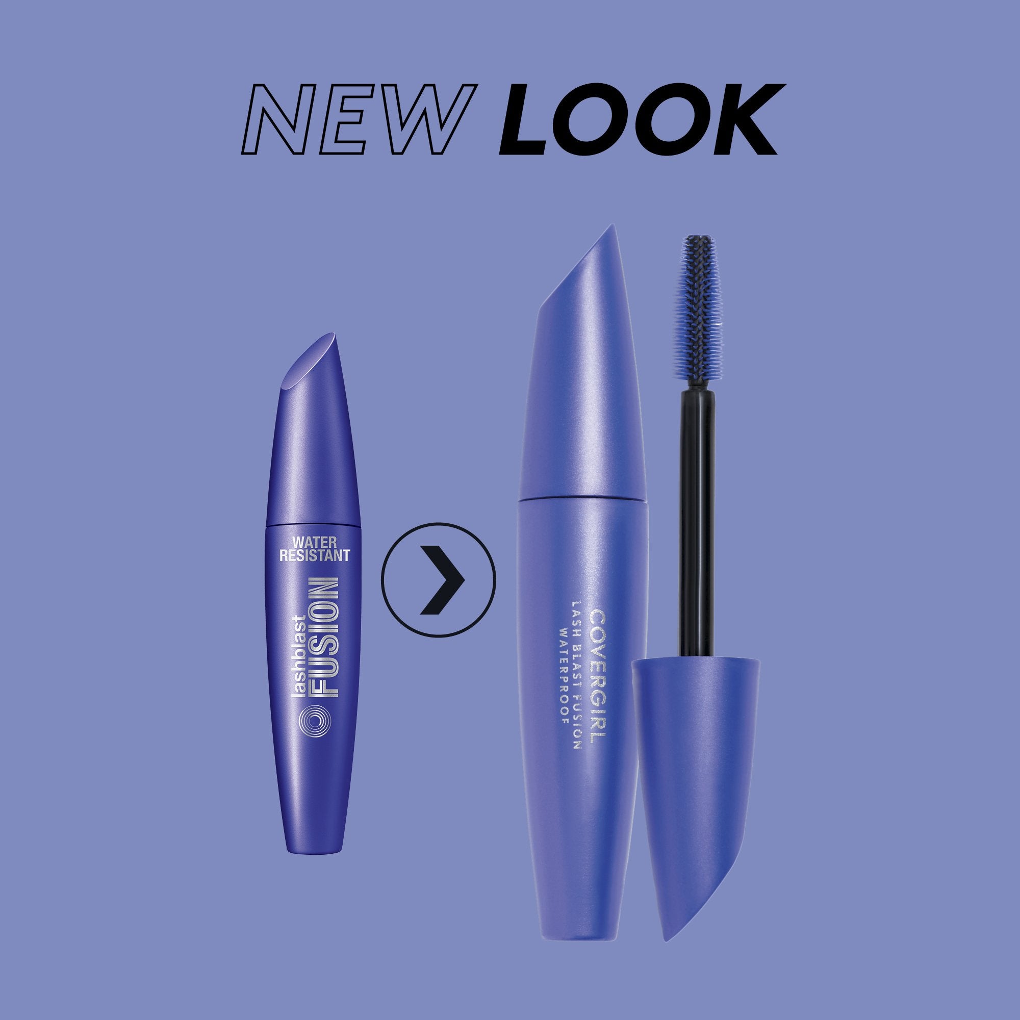 COVERGIRL oversized brush close-up showing bristles for fuller lash coverage