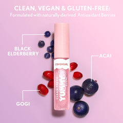 COVERGIRL lifestyle model wearing gloss outdoors for natural, fresh look
