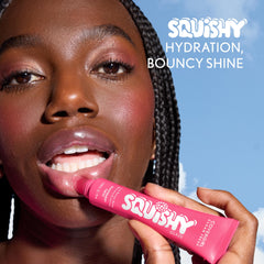 COVERGIRL buttery glaze texture swirl showing glossy hydration