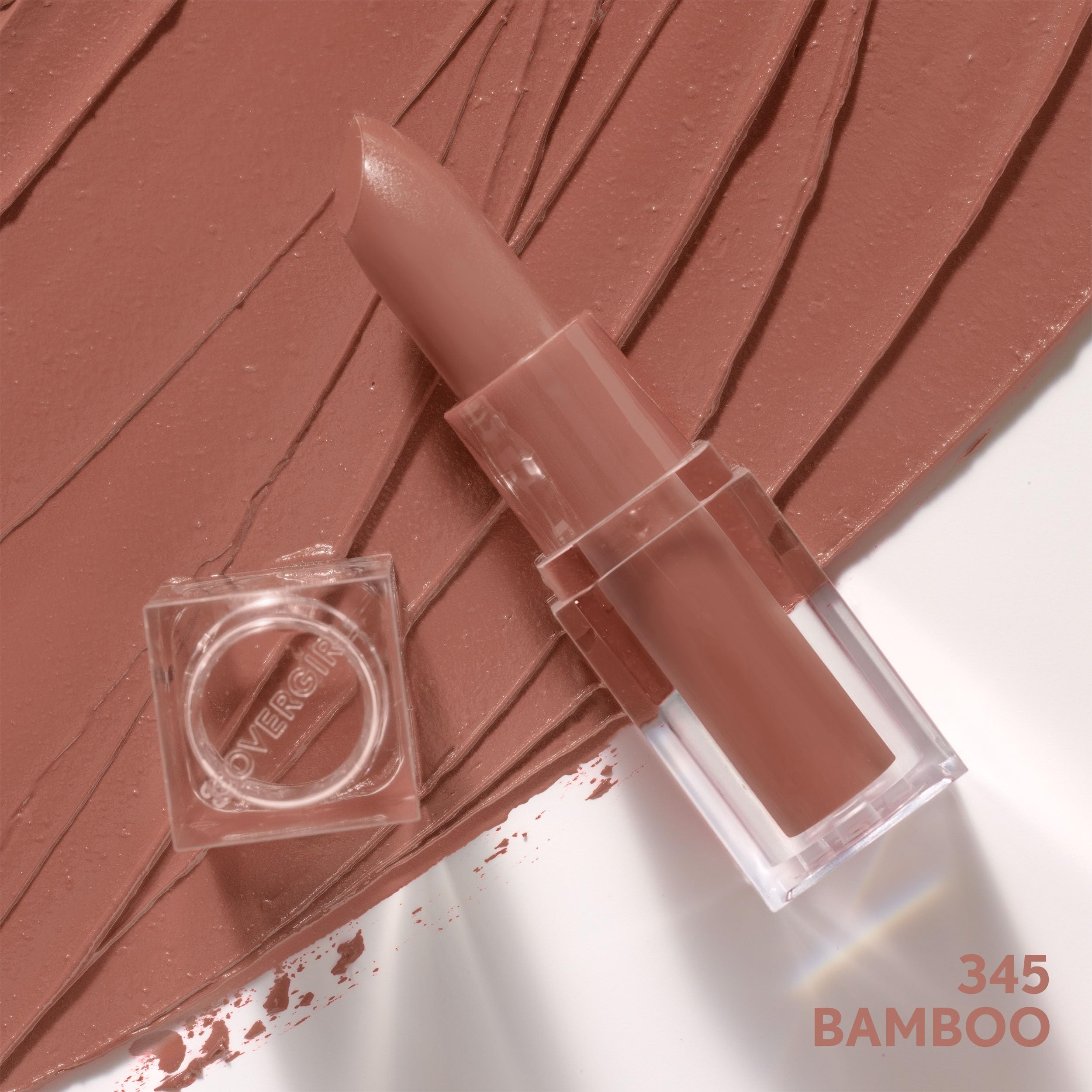 COVERGIRL angled bullet detail highlighting smooth satin finish