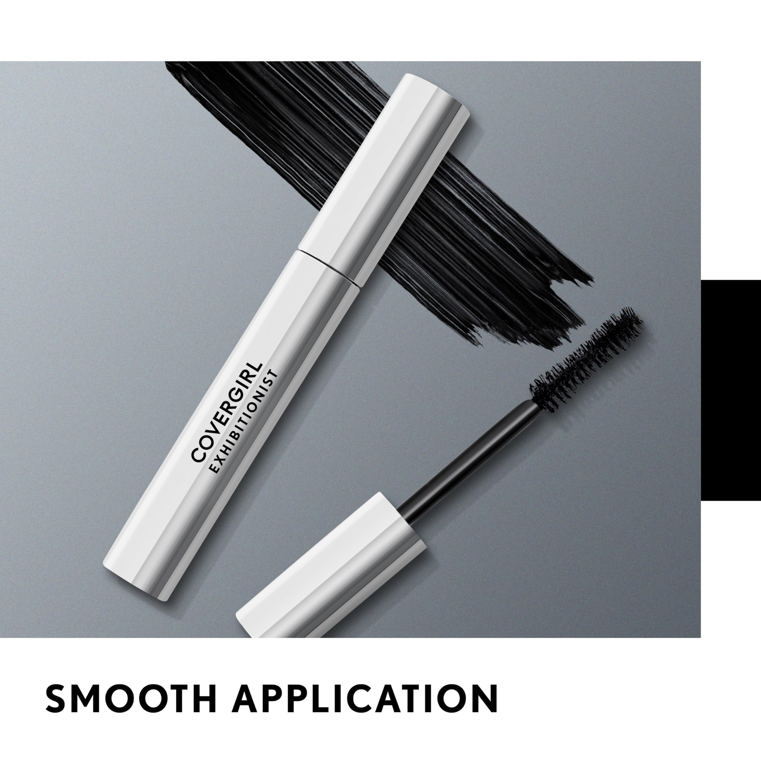 COVERGIRL mascara cream texture close-up highlighting smooth, clump-free finish